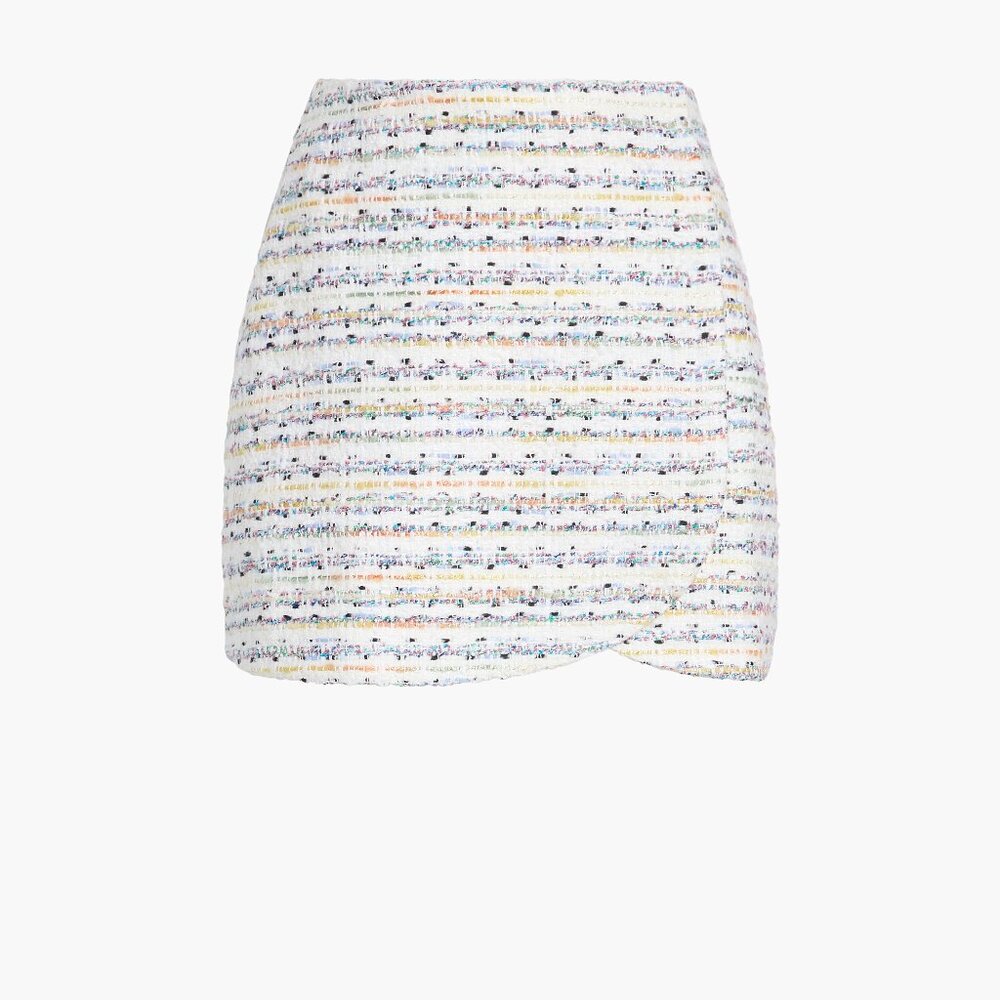 Hill House Home The Lola Skirt - Tweed in Tonal Multi Size STonal Multi Tweed /